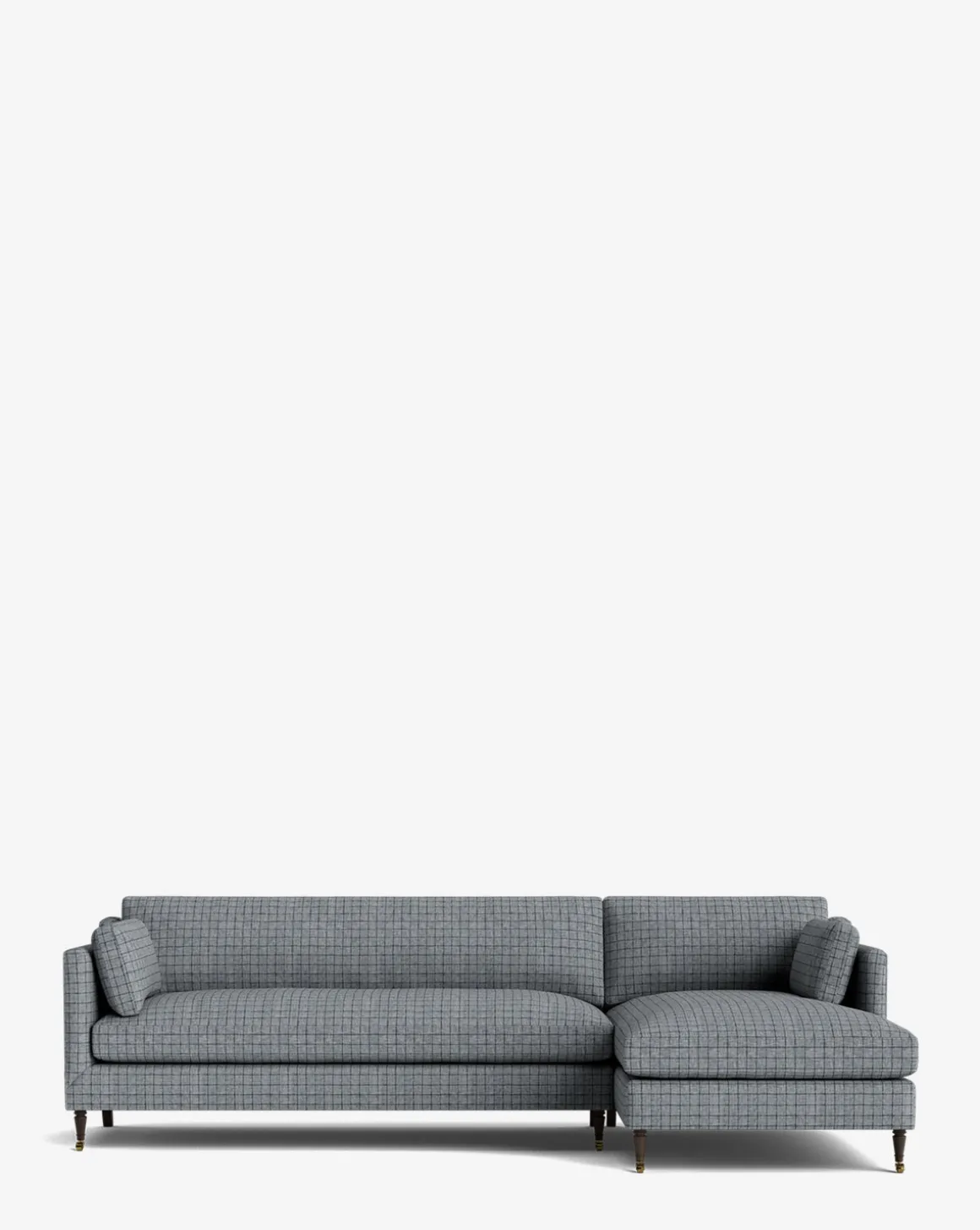 Haverford Upholstered Right Chaise Sectional 113"