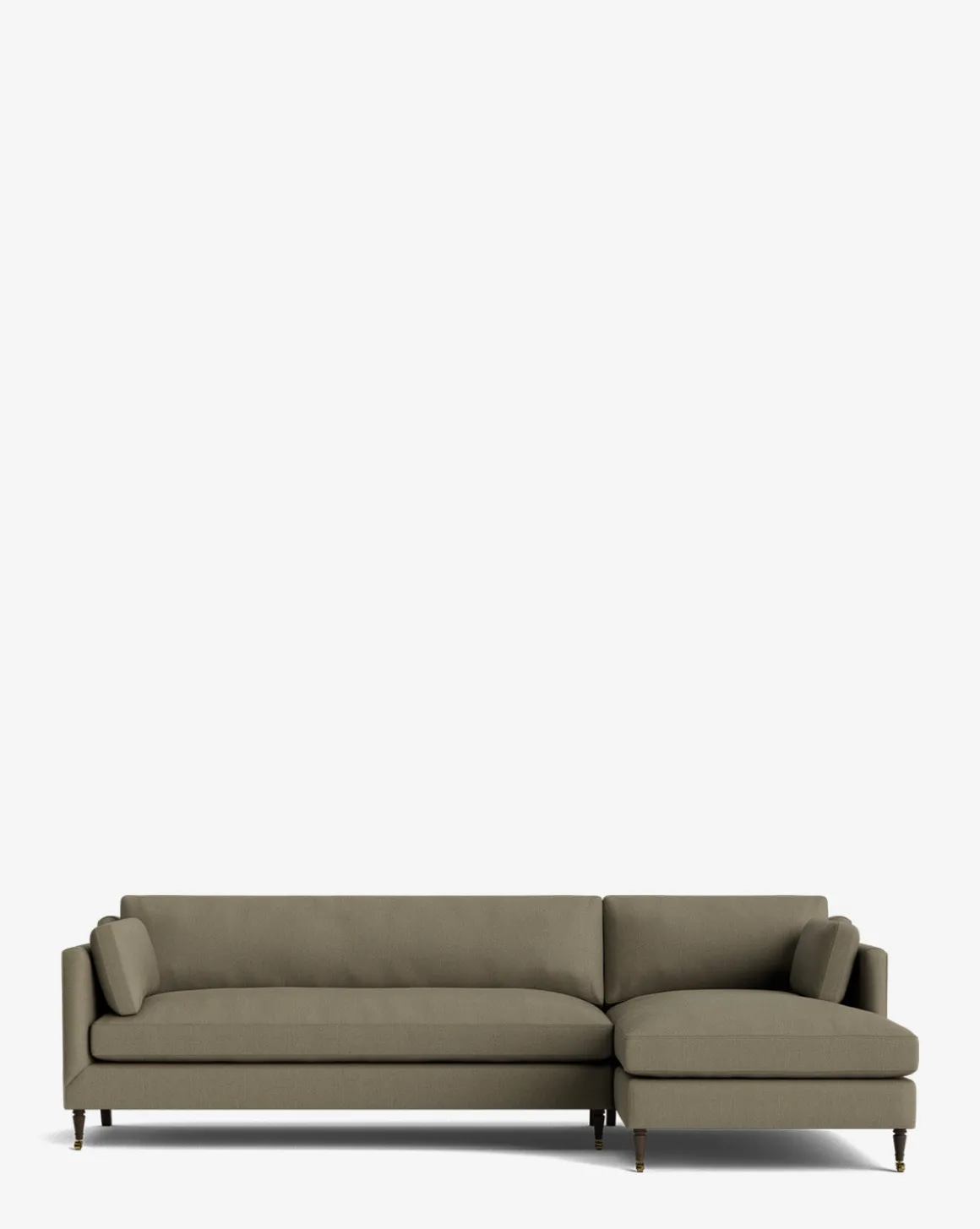 Haverford Upholstered Right Chaise Sectional 113"