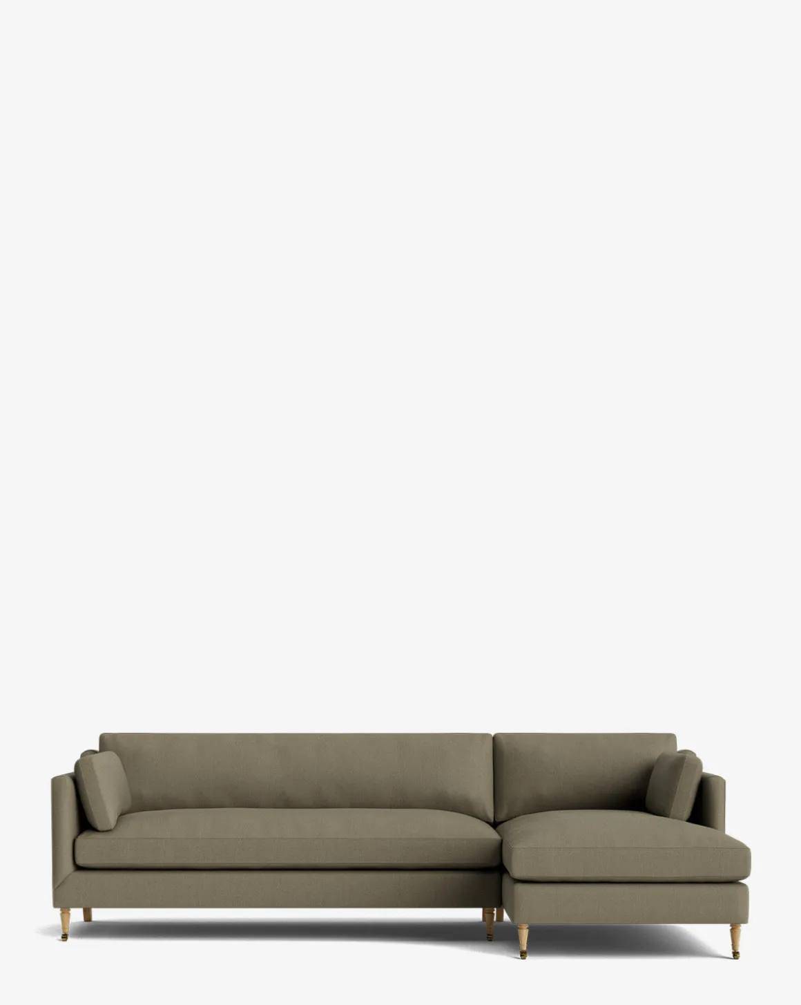 Haverford Upholstered Right Chaise Sectional 113"