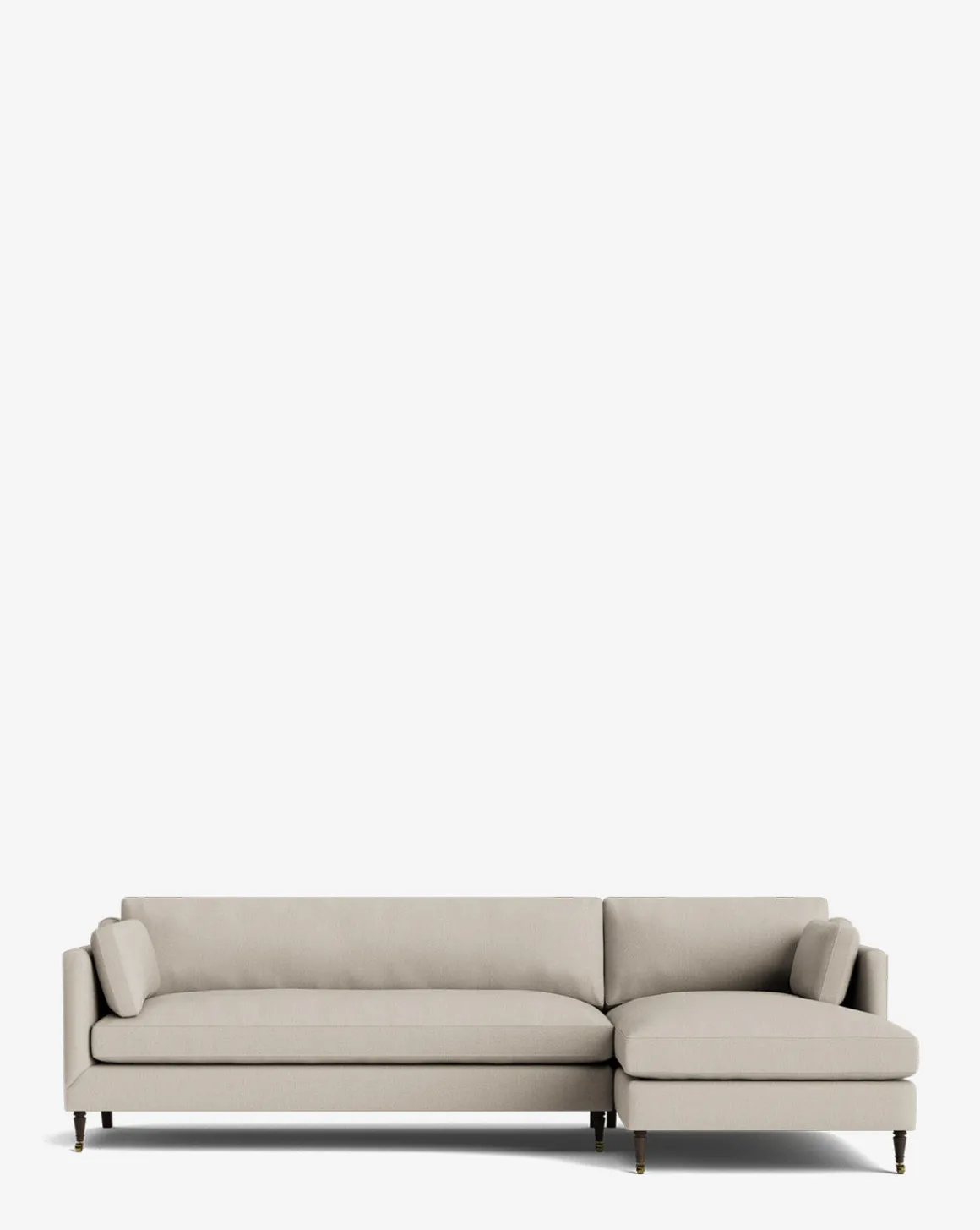 Haverford Upholstered Right Chaise Sectional 113"