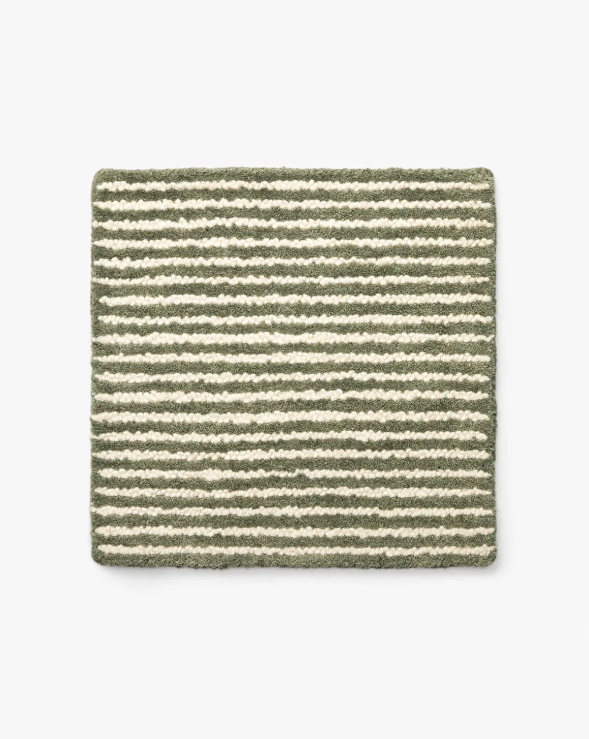 Inara Olive Hand-Tufted Wool Rug Swatch