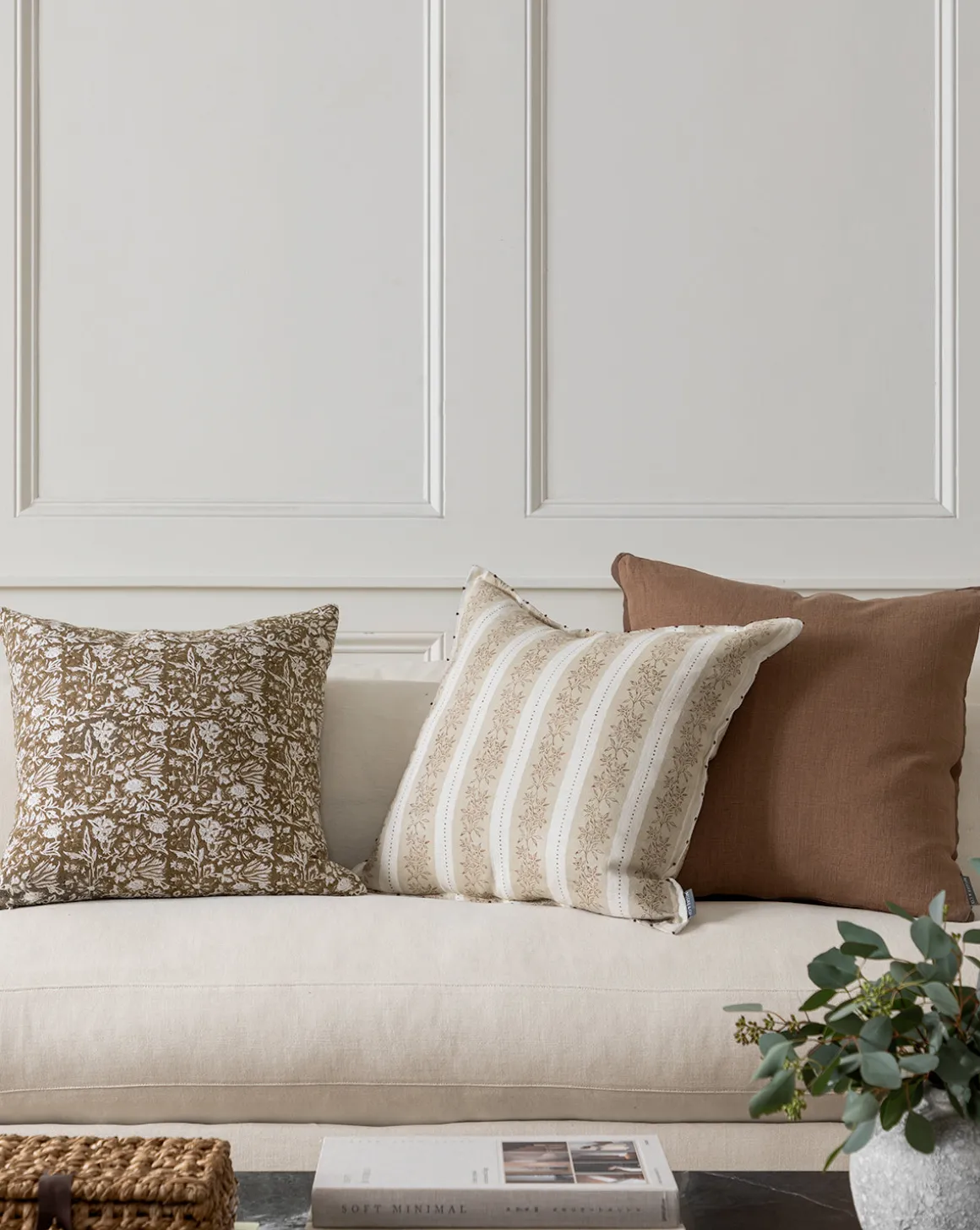 Jentry Block Print Pillow Cover