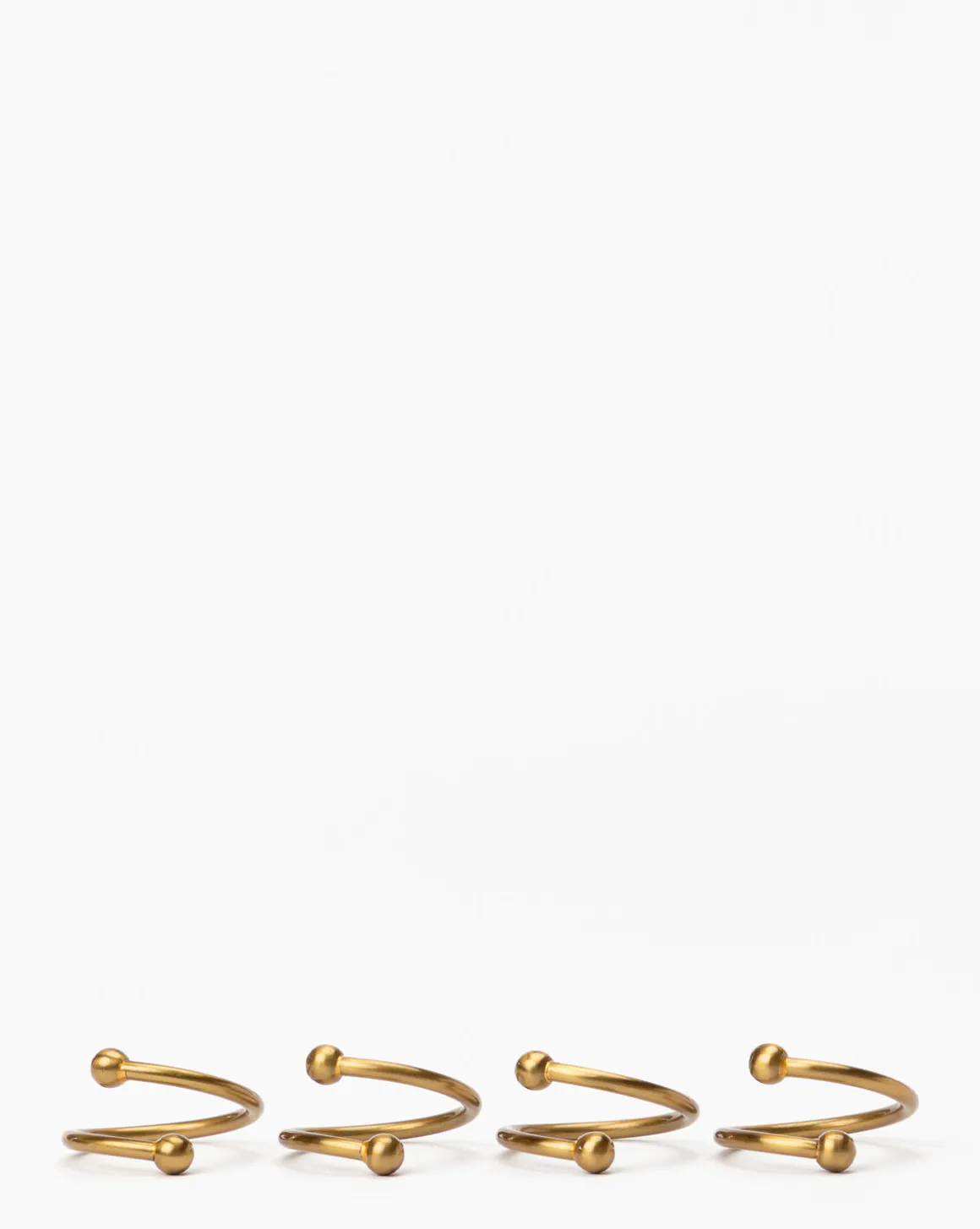 Kinne Metal Napkin Rings (Set of 4)