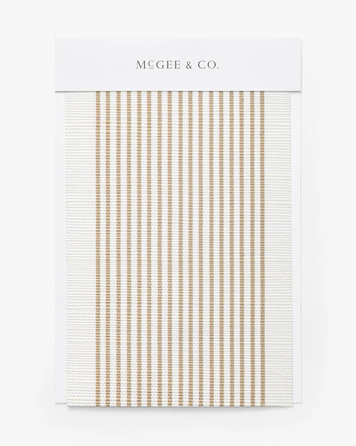Leah Striped Sisal Wallpaper Swatch