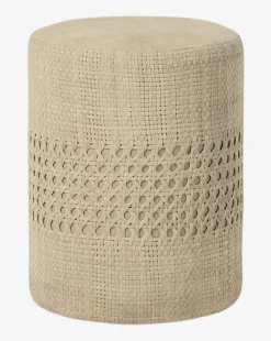 Longmont Suede Ottoman