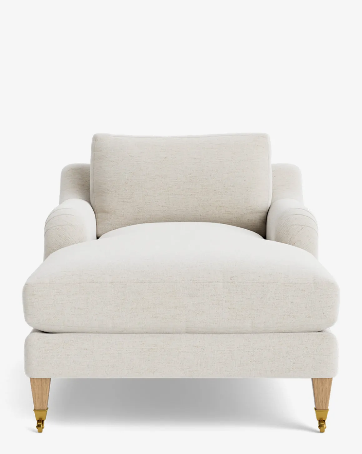 Lucille English Roll Arm Chaise Lounge