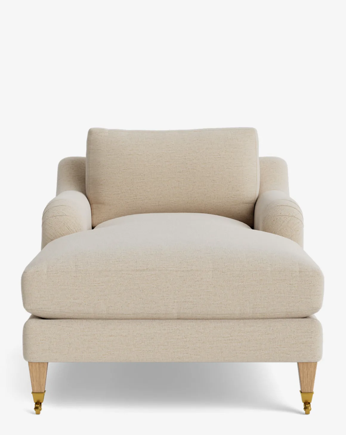 Lucille English Roll Arm Chaise Lounge