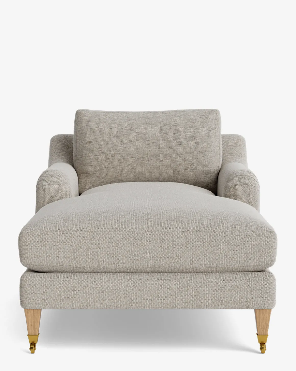 Lucille English Roll Arm Chaise Lounge