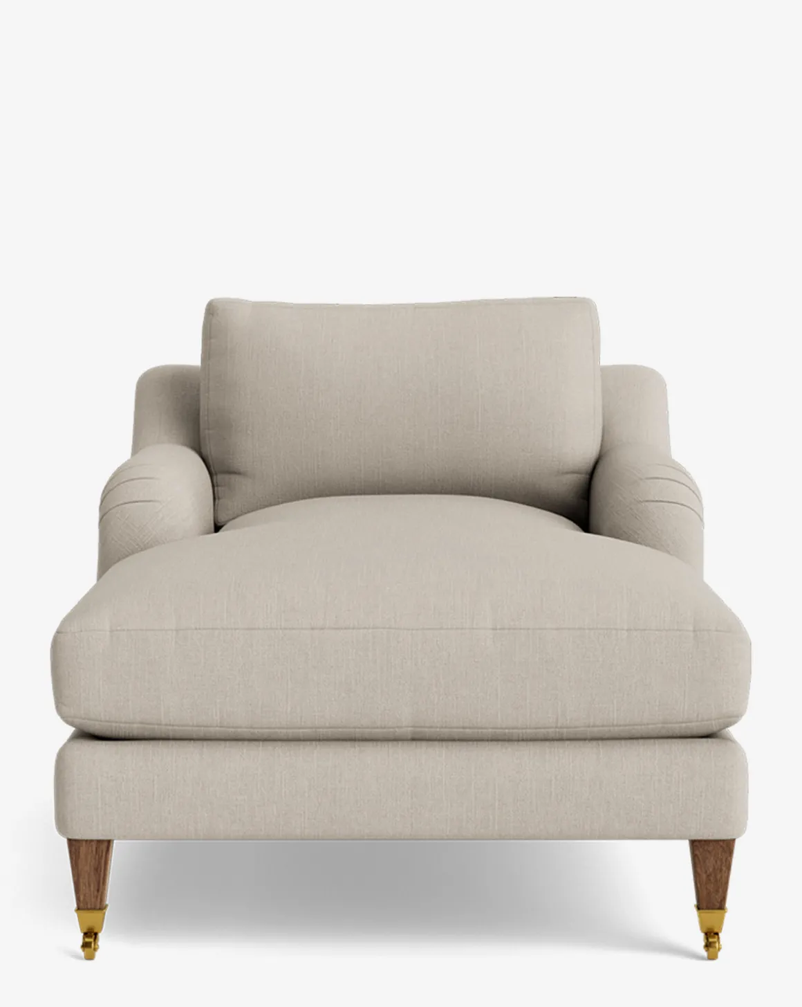 Lucille English Roll Arm Chaise Lounge