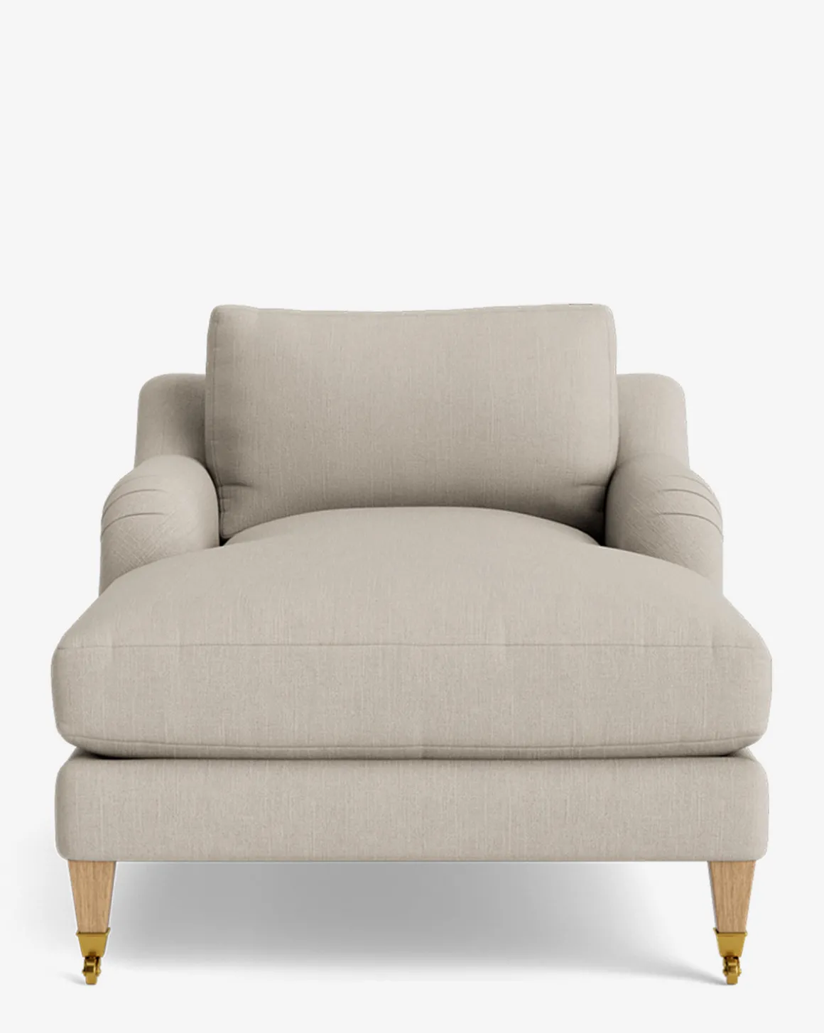 Lucille English Roll Arm Chaise Lounge