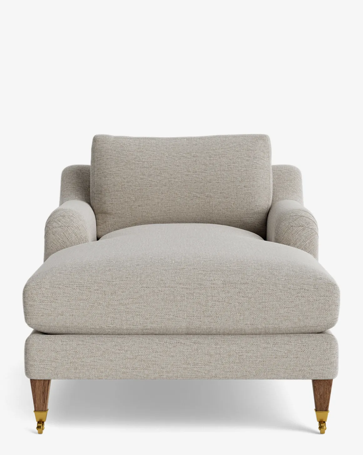 Lucille English Roll Arm Chaise Lounge