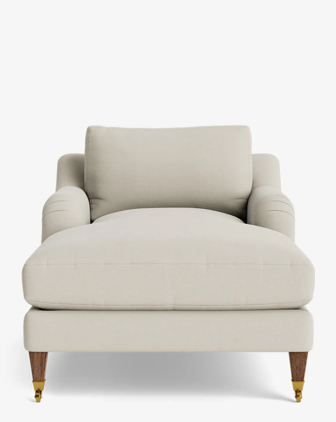 Lucille English Roll Arm Chaise Lounge