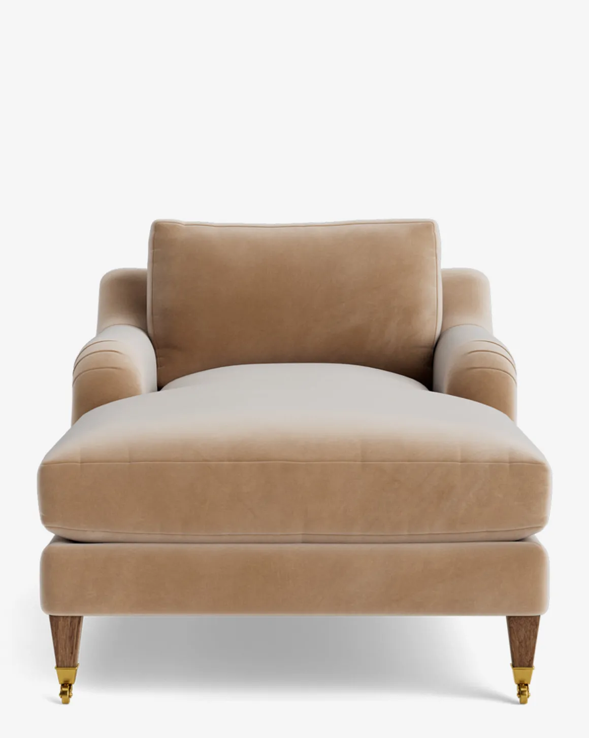 Lucille English Roll Arm Chaise Lounge