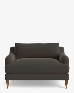 Lucille English Roll Arm Chair and a Half
