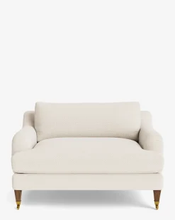 Lucille English Roll Arm Chair and a Half