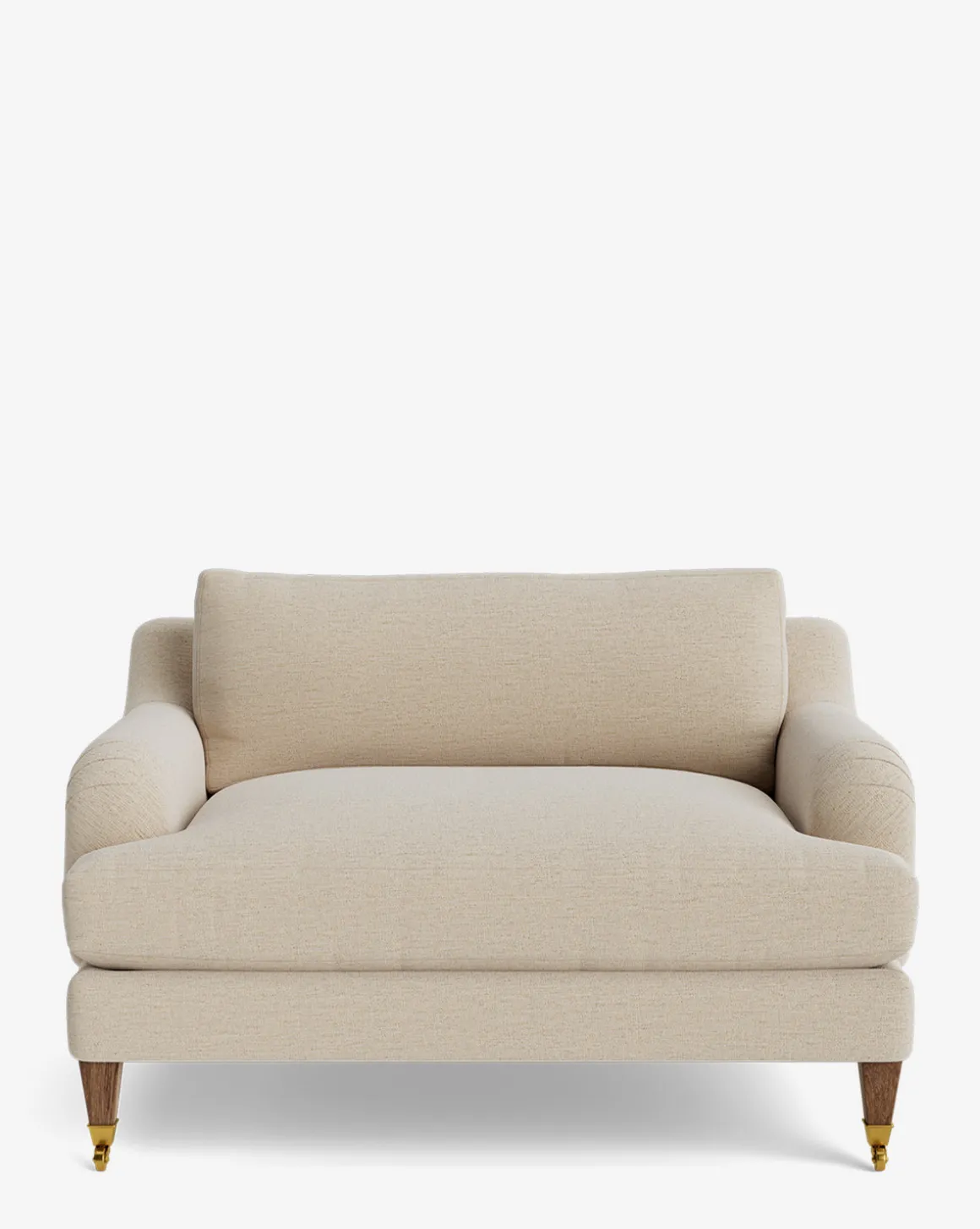 Lucille English Roll Arm Chair and a Half