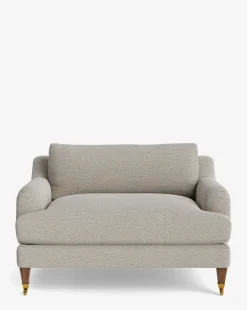 Lucille English Roll Arm Chair and a Half