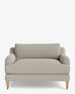 Lucille English Roll Arm Chair and a Half