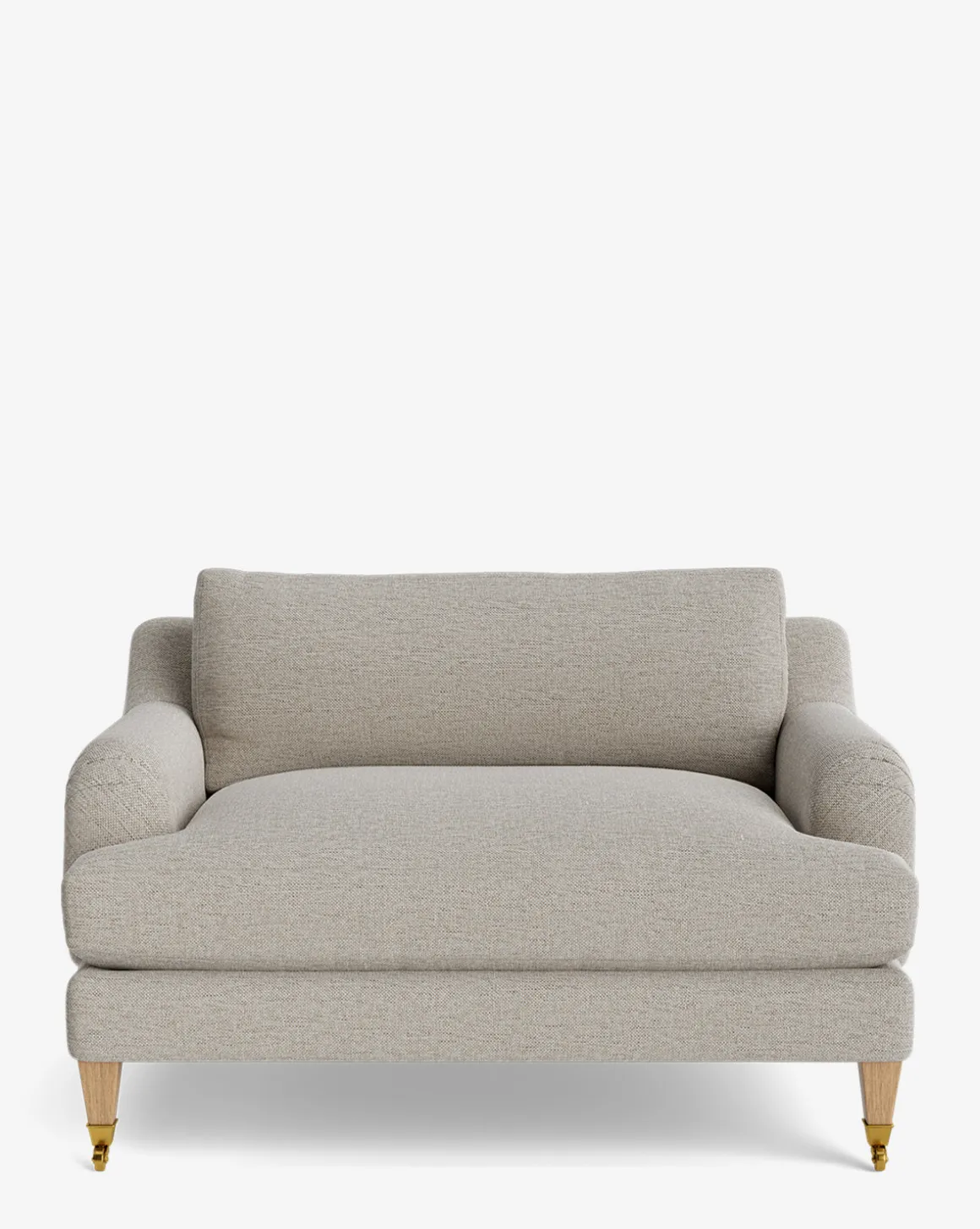 Lucille English Roll Arm Chair and a Half