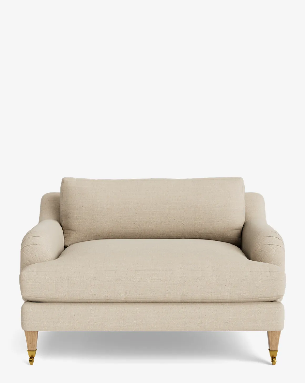 Lucille English Roll Arm Chair and a Half