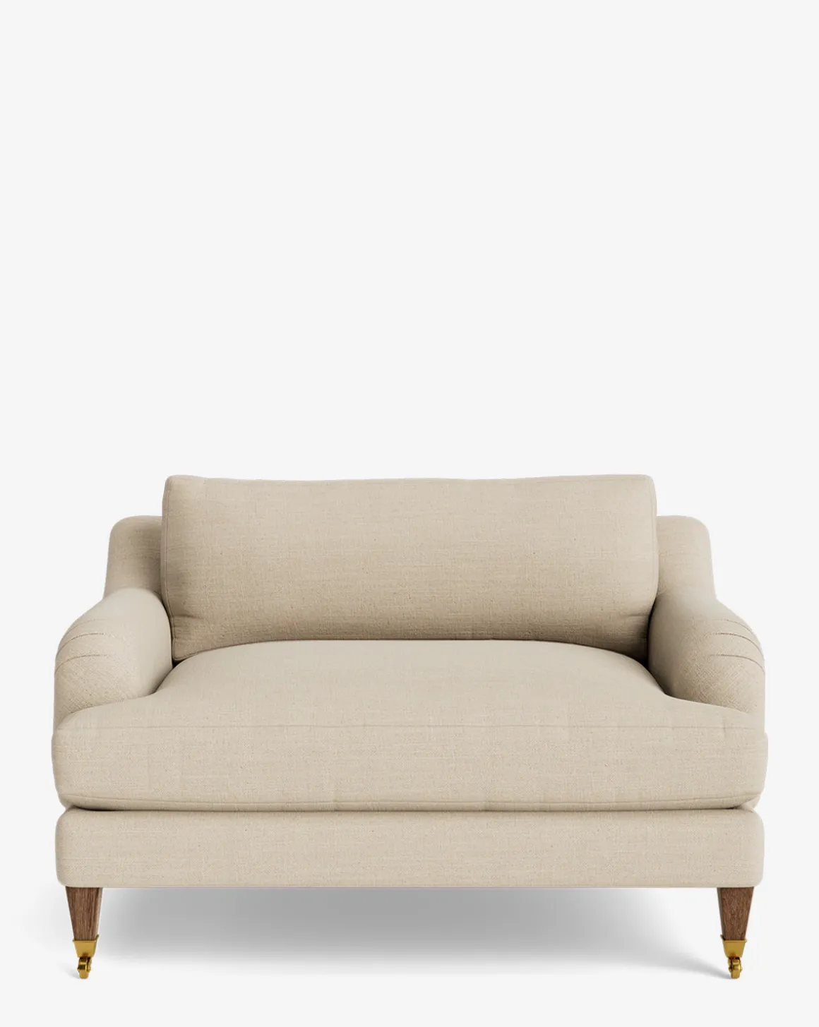 Lucille English Roll Arm Chair and a Half
