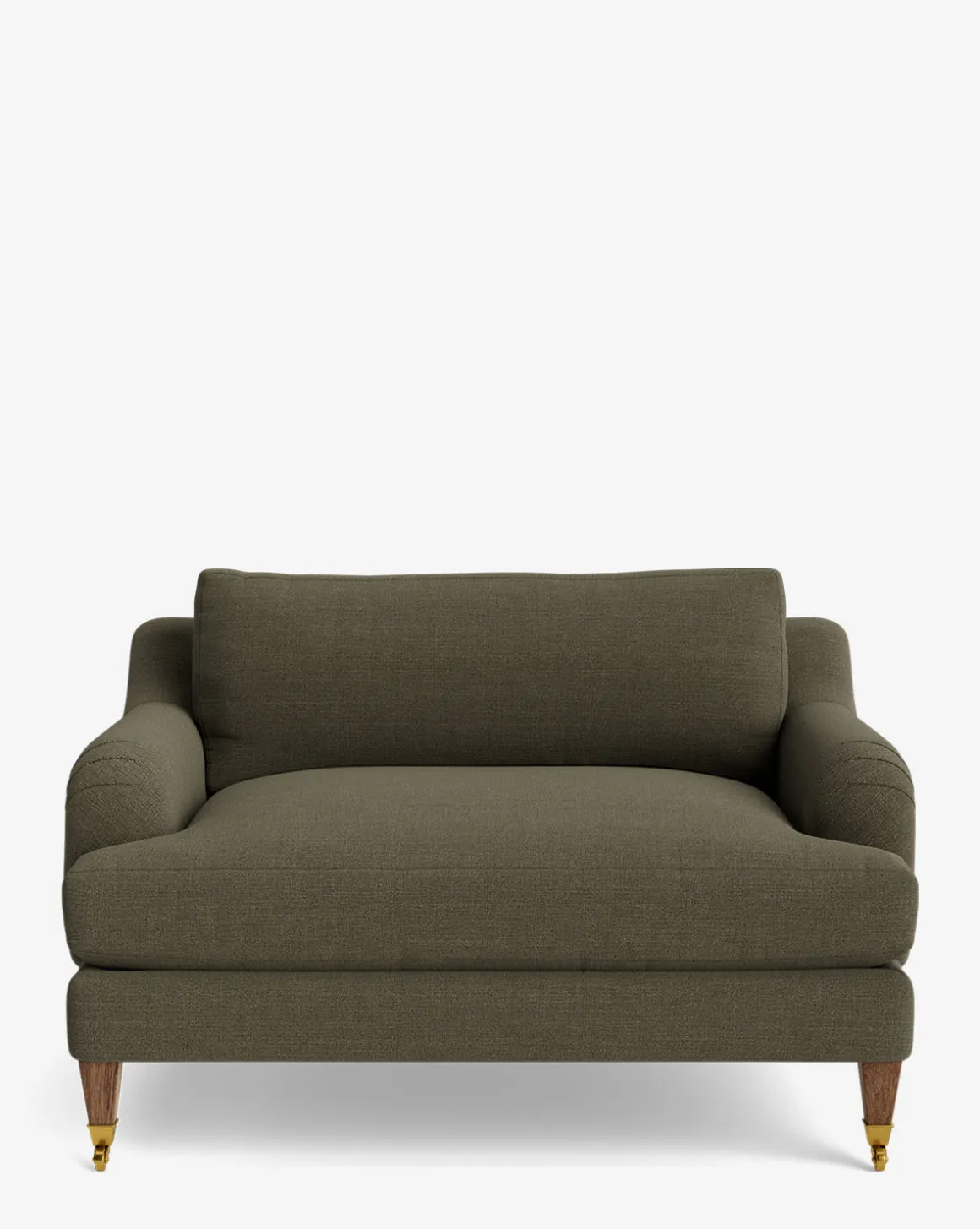 Lucille English Roll Arm Chair and a Half