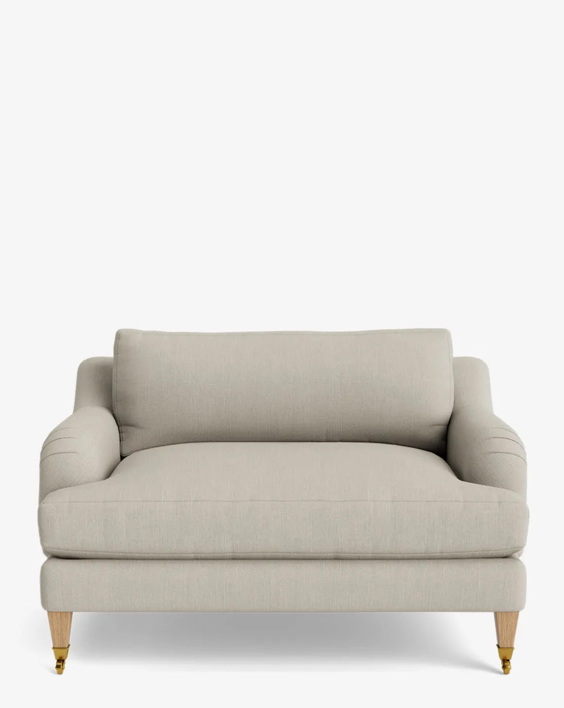 Lucille English Roll Arm Chair and a Half