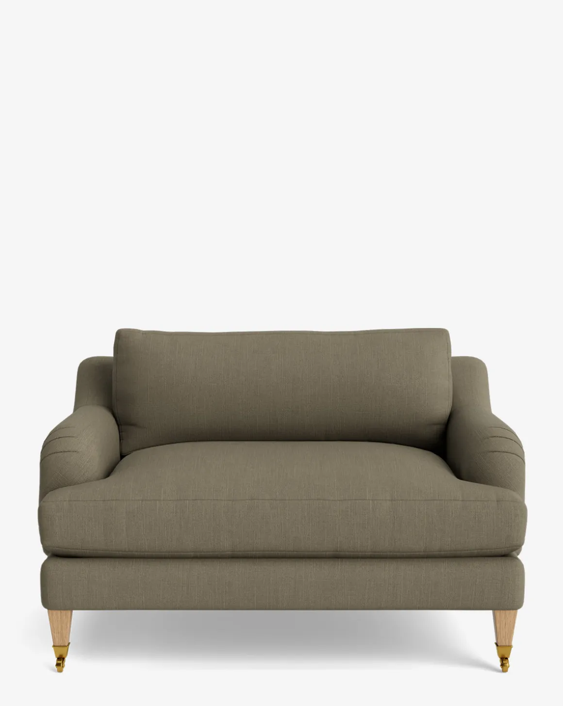 Lucille English Roll Arm Chair and a Half