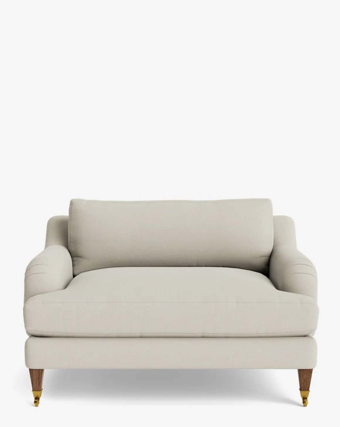 Lucille English Roll Arm Chair and a Half