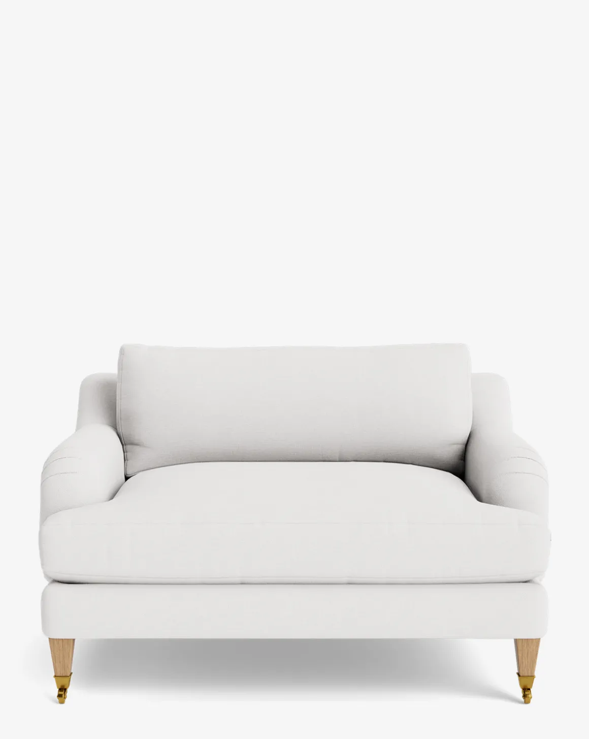 Lucille English Roll Arm Chair and a Half