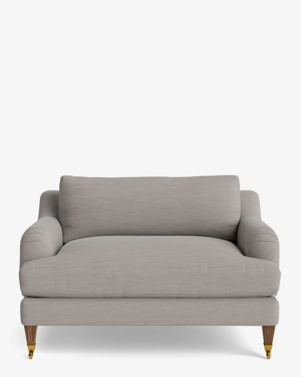 Lucille English Roll Arm Chair and a Half
