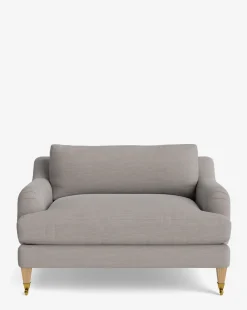 Lucille English Roll Arm Chair and a Half