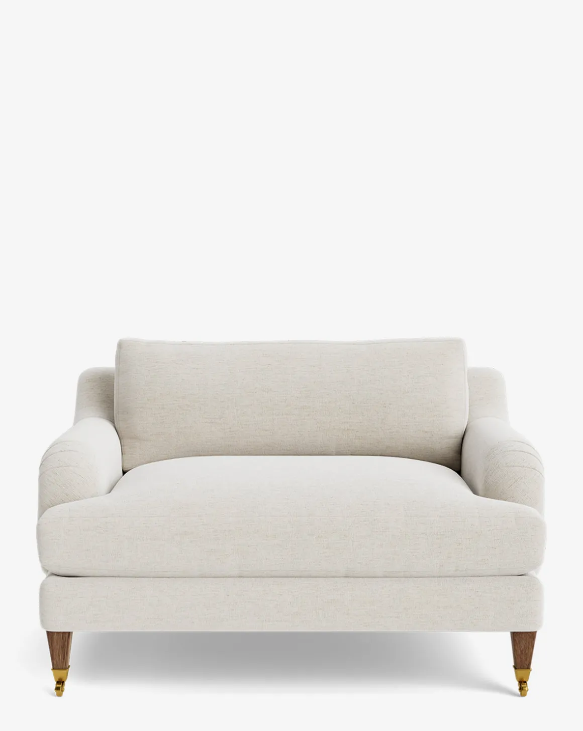 Lucille English Roll Arm Chair and a Half