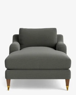 Lucille English Roll Arm Lounge Chair