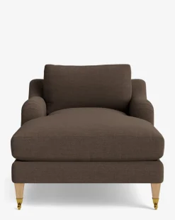 Lucille English Roll Arm Lounge Chair