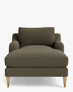 Lucille English Roll Arm Lounge Chair