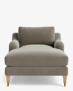 Lucille English Roll Arm Lounge Chair