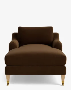 Lucille English Roll Arm Lounge Chair