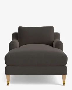 Lucille English Roll Arm Lounge Chair