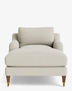 Lucille English Roll Arm Lounge Chair