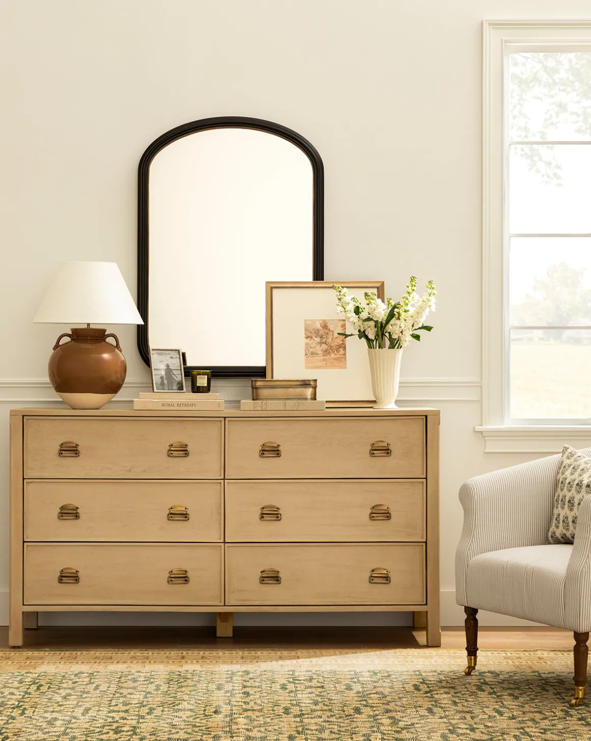 Mackenna White Oak Dresser