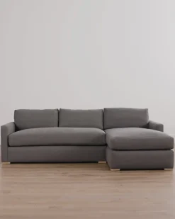 Macy Upholstered Chaise Sectional 101"