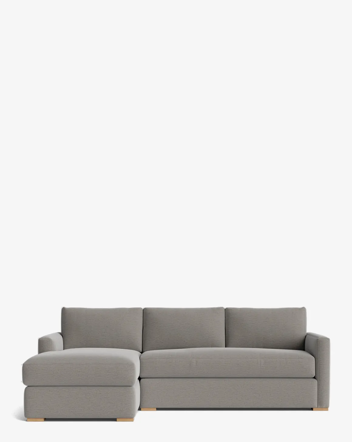 Macy Upholstered Chaise Sectional 101"