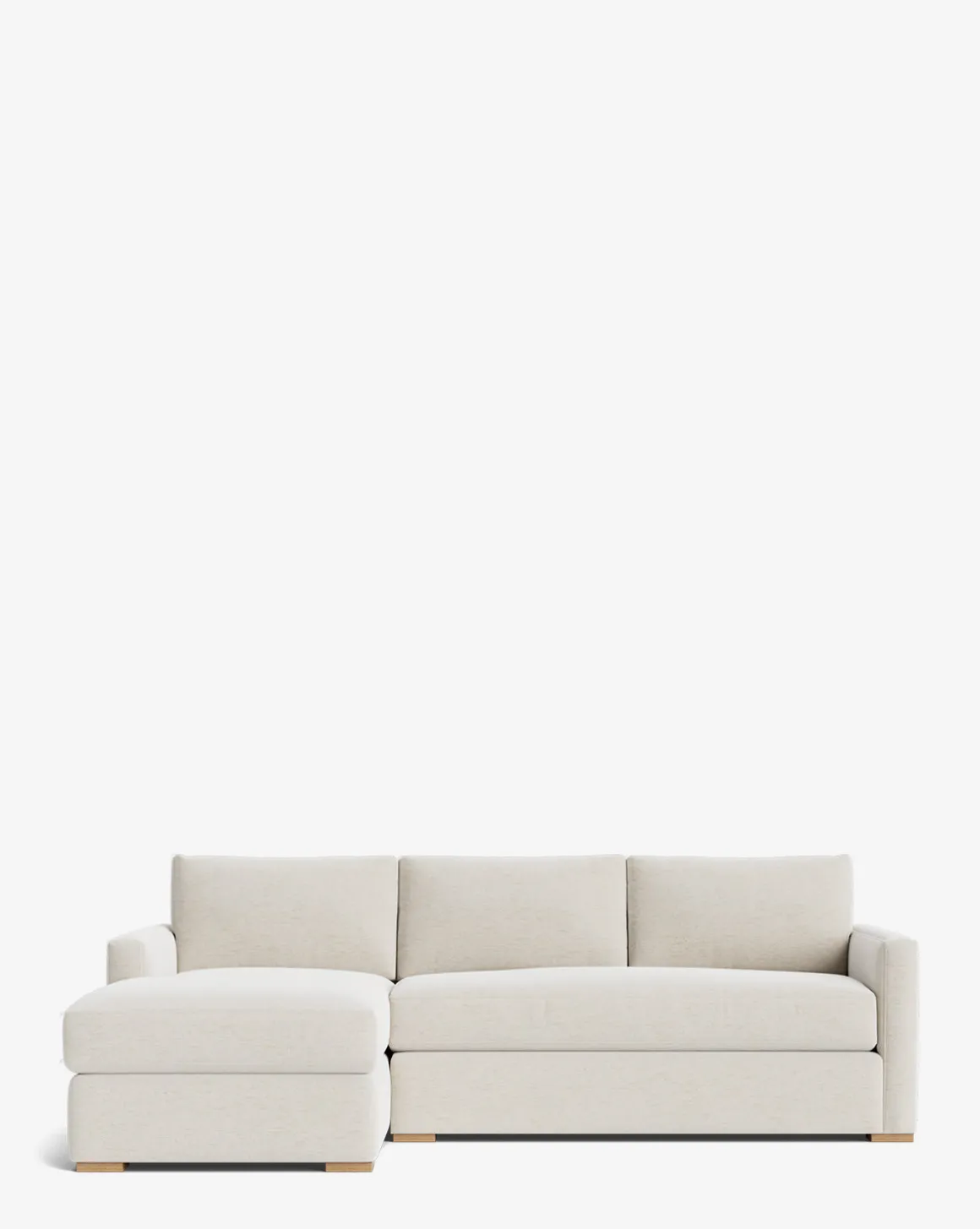 Macy Upholstered Chaise Sectional 101"
