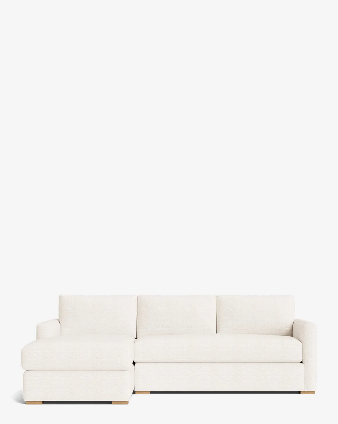 Macy Upholstered Chaise Sectional 101"