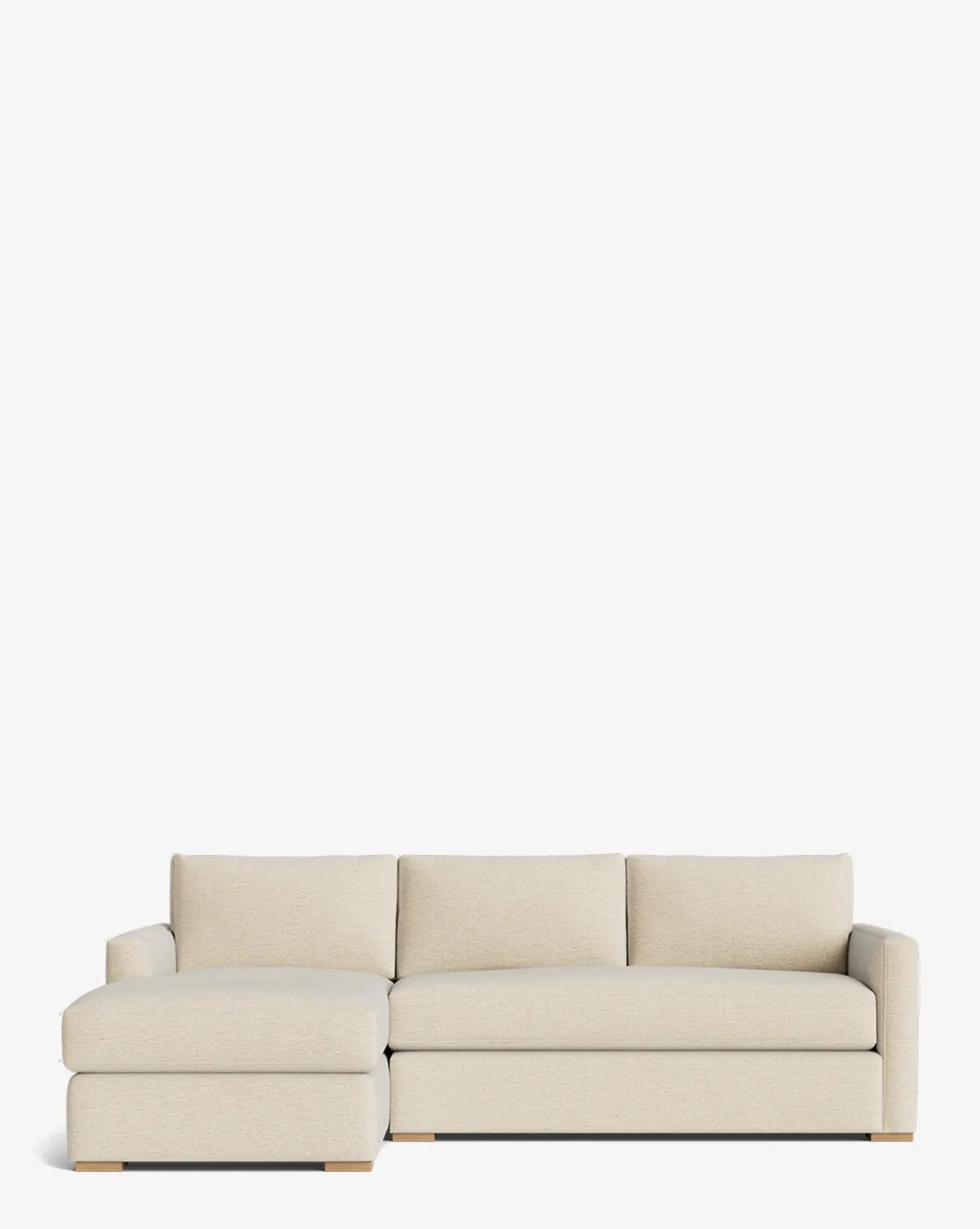 Macy Upholstered Chaise Sectional 101"