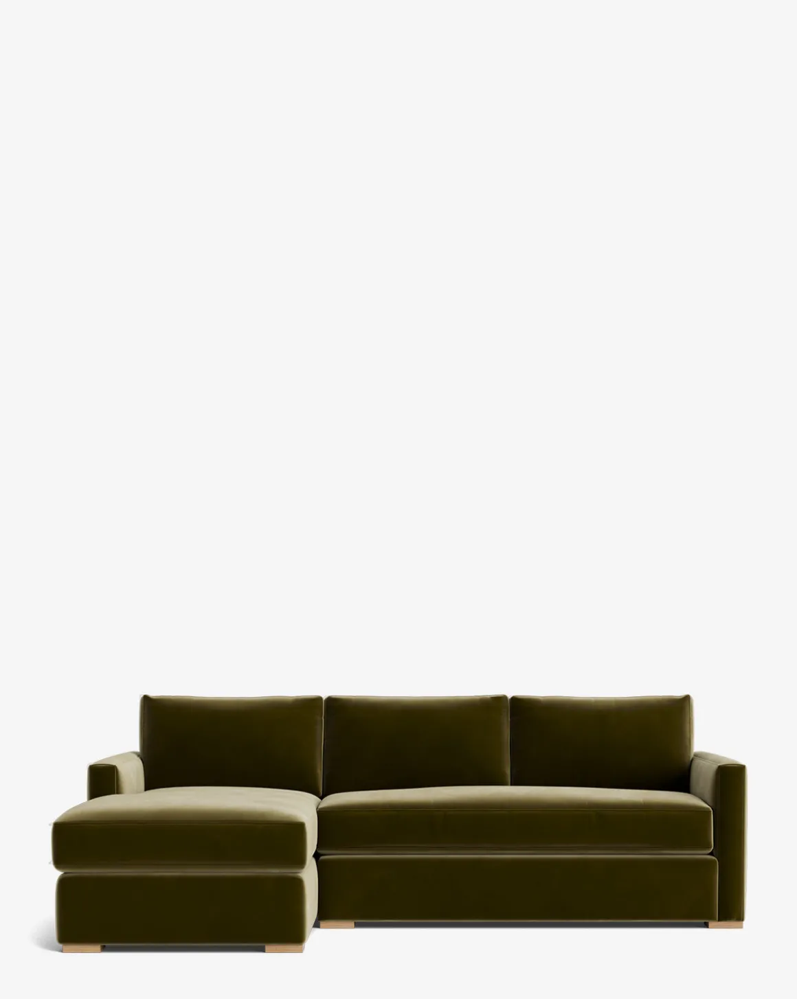 Macy Upholstered Chaise Sectional 101"