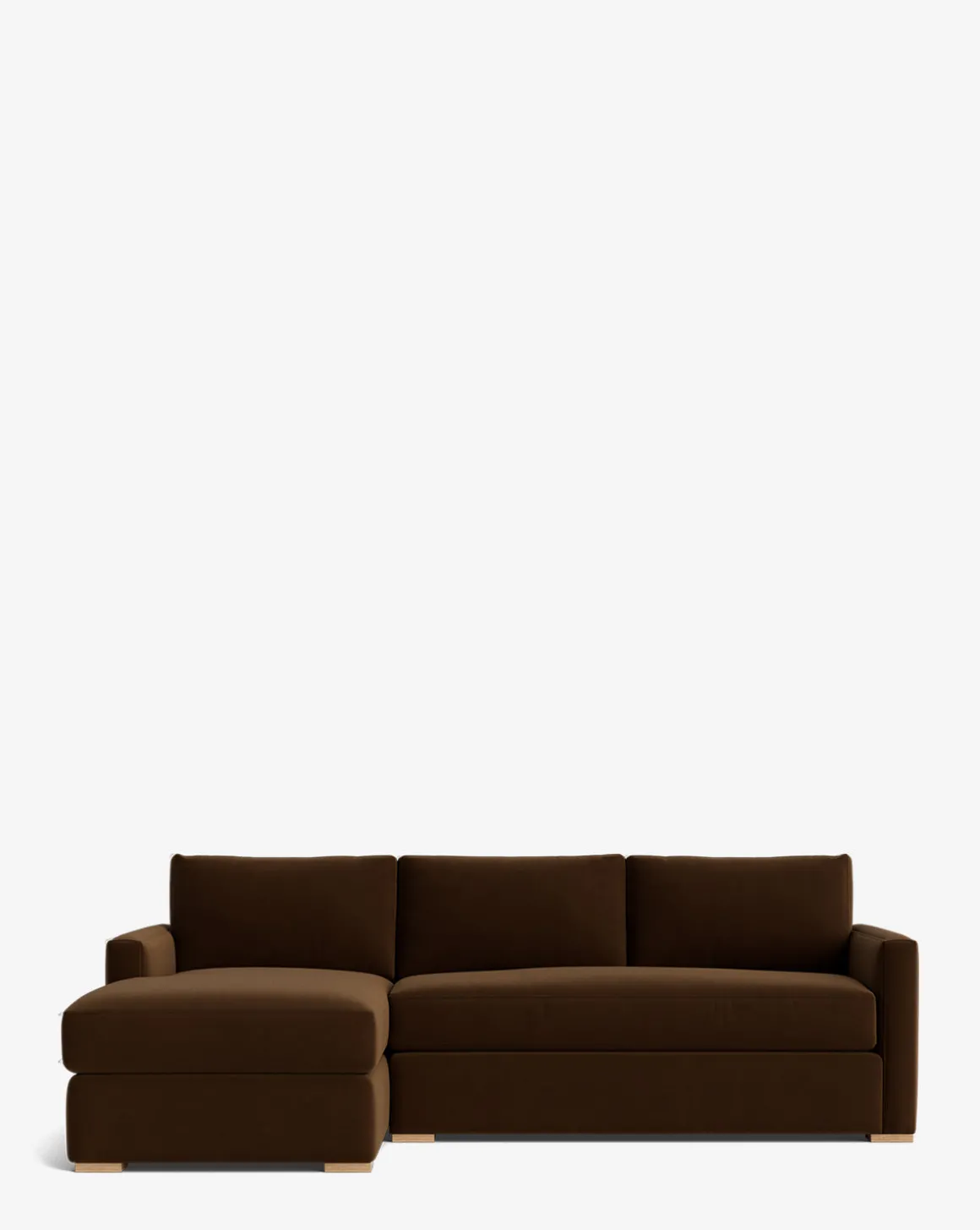 Macy Upholstered Chaise Sectional 101"