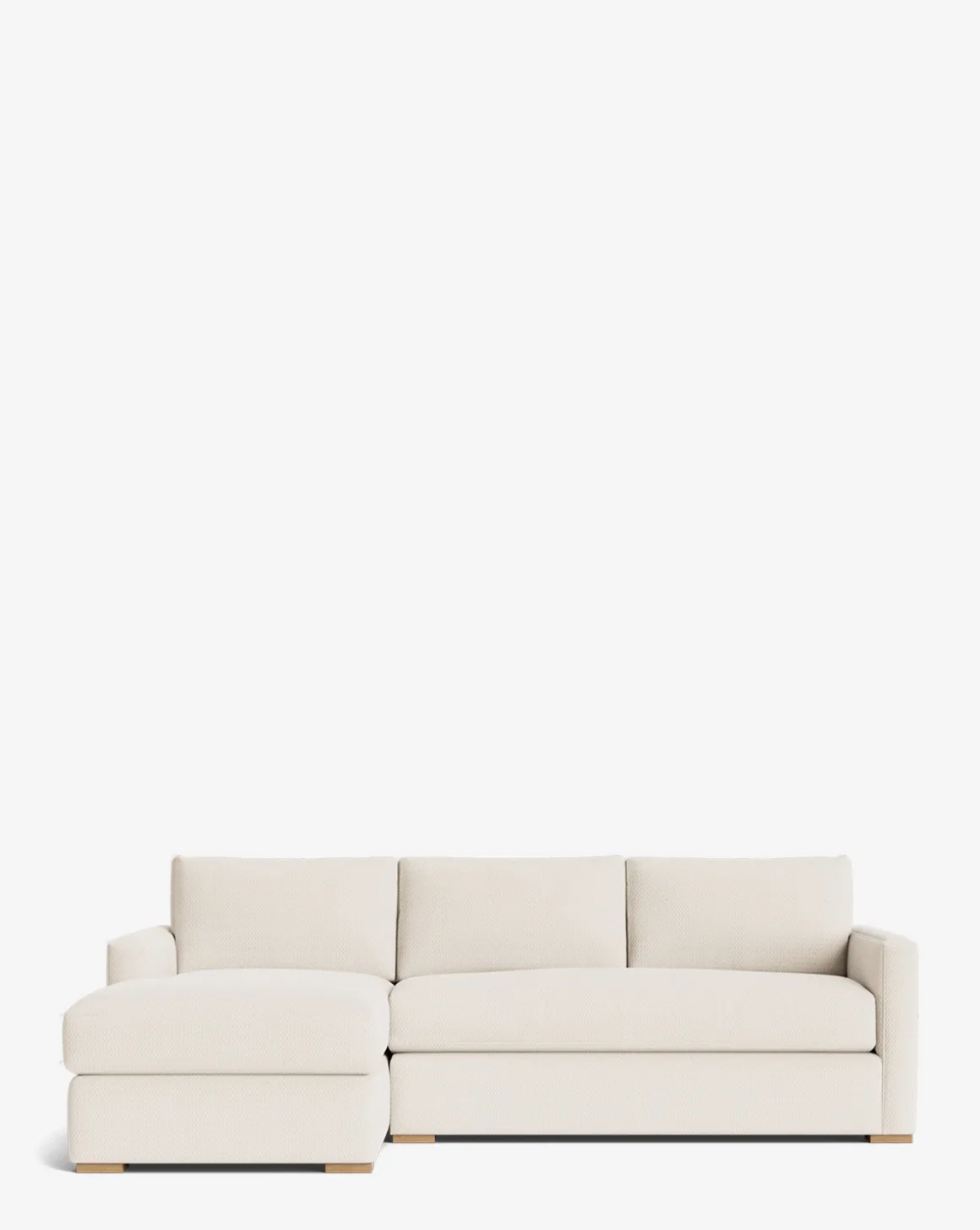 Macy Upholstered Chaise Sectional 101"