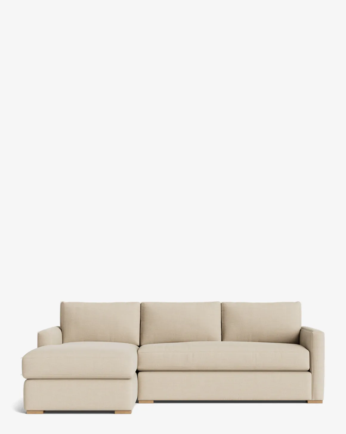 Macy Upholstered Chaise Sectional 101"
